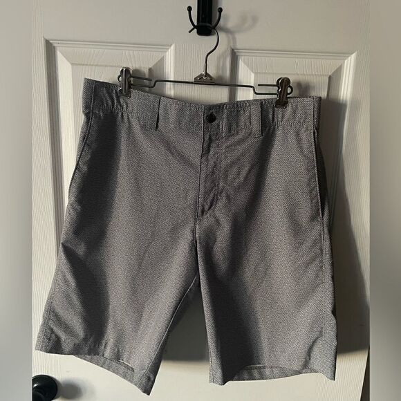 Callaway Men 34 Golf Performance Flat Front gray Shorts - Picture 1 of 4